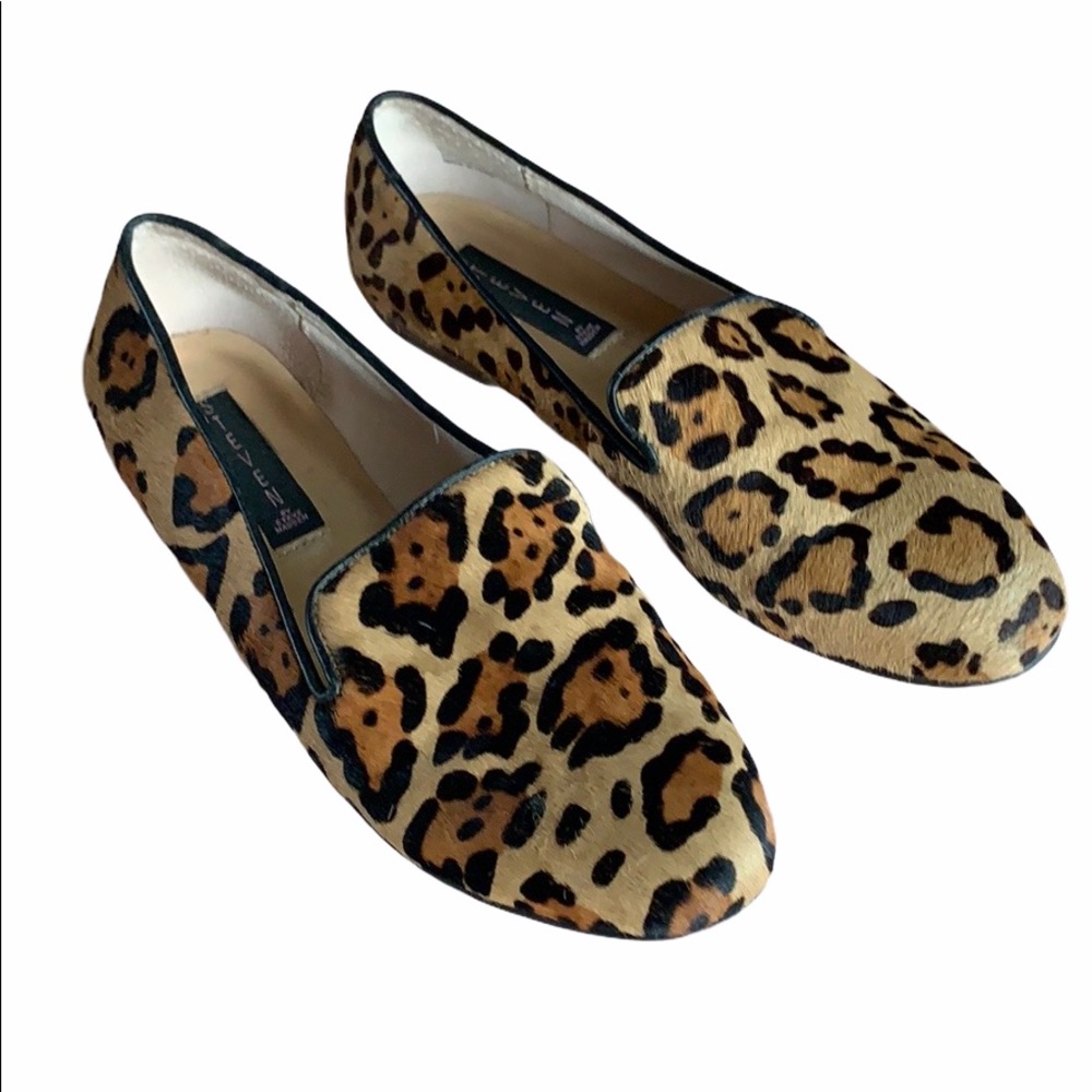 Steve Madden Leopard Cheetah Fur Flats
